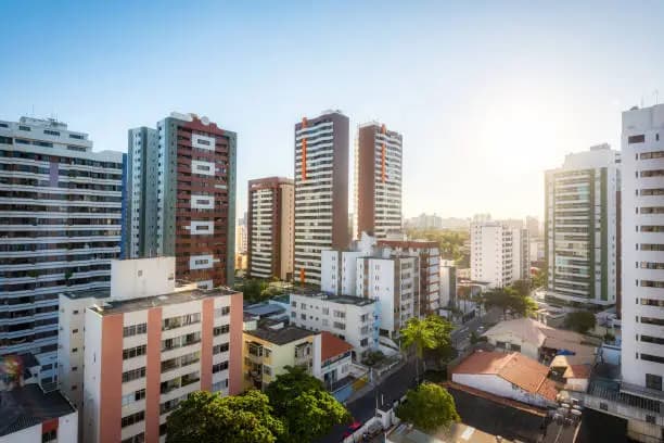 Vista ampla do imóvel